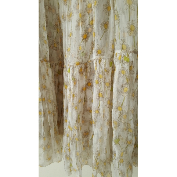 Diane Von Furstenberg boho silk daisy dress size 4 - Picture 3 of 7